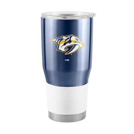 Logo Brands Nashville Predators White Sleeve 817-S30T-1B
